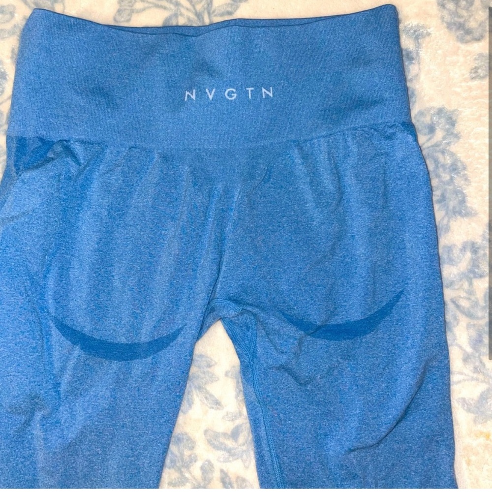 XL NVGTN SKY BLUE SEAMLESS LEGGINGS